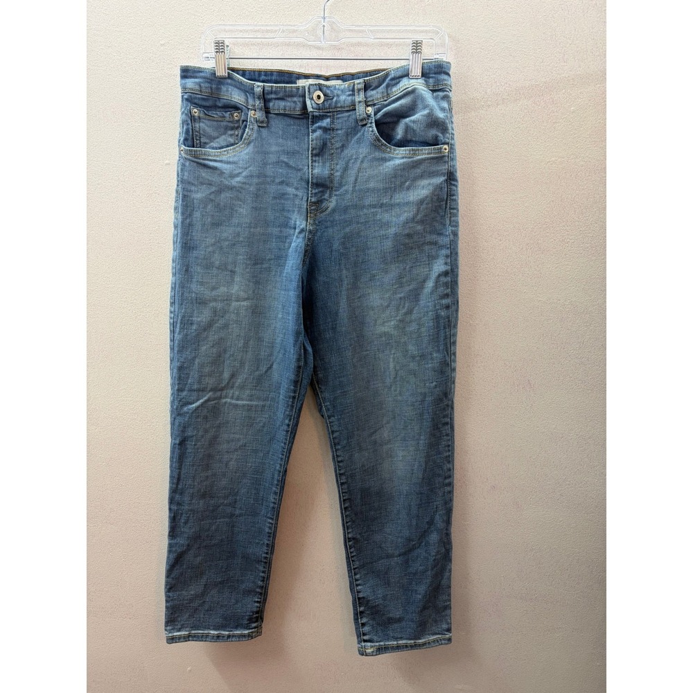 Ella Moss High Waist Straight Leg Jeans Blue Medium Wash Juniors Size 10/30